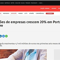 Fuses e aquisies de empresas crescem 20% em Portugal no primeiro semestre